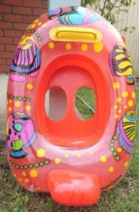 Inflatable Toddler Baby Kids Swim Ring birthday Float car Toddler 6-36 months R - Picture 1 of 1