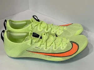 NEW Nike Zoom Superfly Elite 2 Racing Track Spikes Volt Men’s Size 14 CD4382-700 - Picture 1 of 6