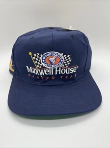 Vintage NASCAR Racing Hats Maxwell House Racing Team and Bobby Labont #22 NEW! - Picture 1 of 5