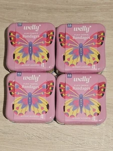 *4 Pack* Welly Flex Fabric Bandages Butterfly 48 Count (192 Total) - Picture 1 of 1