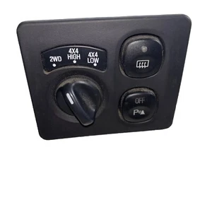 FORD EXCURSION BLACK 4X4 4WD PARKING DEFROST SWITCH ASSEMBLY 2005 2002 2003 2004 - Bild 1 von 8
