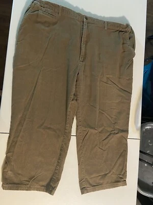 Pantalones largos de pana marrón Botany 500 para hombre talla grande y alta 46x24 **DOBLADILLO** Foto 1 de 4