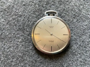 Reloj de bolsillo vintage Worms of Paris 17 rubis hecho en Suiza mecánico con cuerda - Imagen 1 de 4