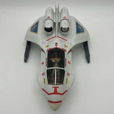Vintage Captain Power Jet XT-7 Ship with Soldier Figure 1986 Mattel Not Tested  - Image 1 of 4