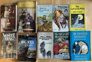 Lot of 10 Classics PB Books Hawthorne, London, Alcott, Wiggin, Porter ++ - Imagen 1 de 2