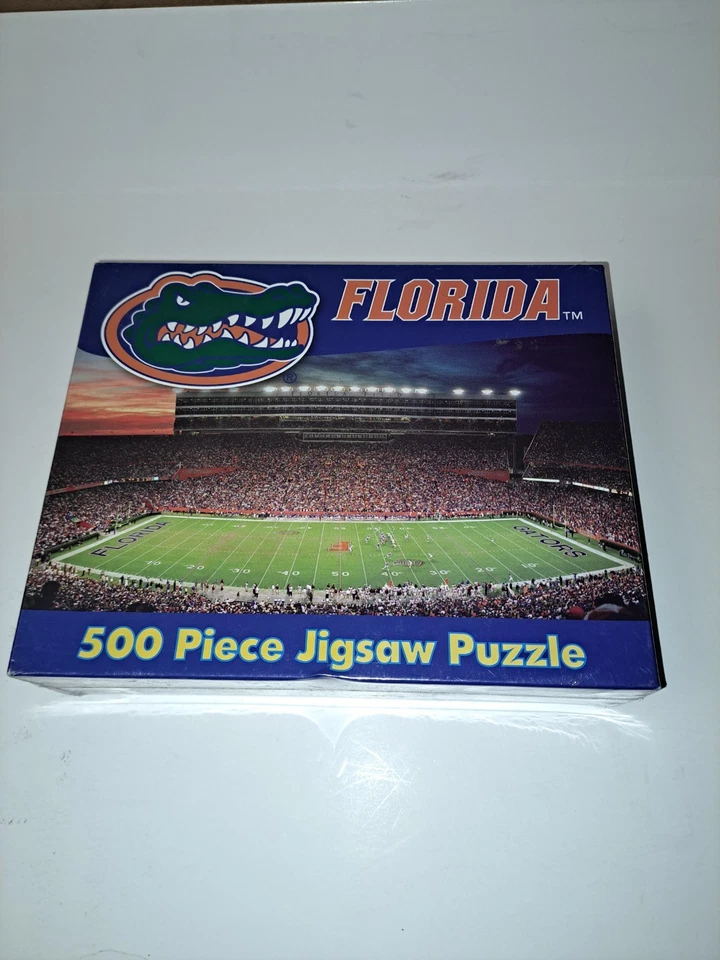 University of Florida Gators Football 500 Piece Jigsaw Puzzle Stadium NCAA