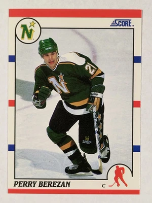 1990-91 Score #379 Perry Berezan RC - Image 1 of 2