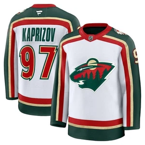 HOT!! Kiril #97 Kaprizov Minnesota Player W 25th Anniversary Stitched Gift Fan - Picture 1 of 4