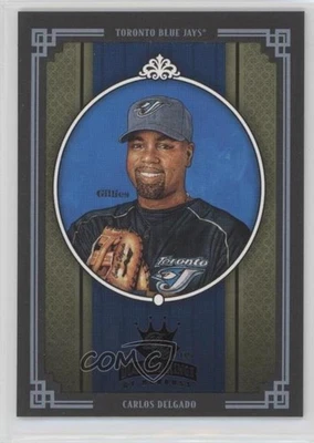 2005 Donruss Diamond Kings Black Framed /25 Carlos Delgado #240 - Image 1 of 2