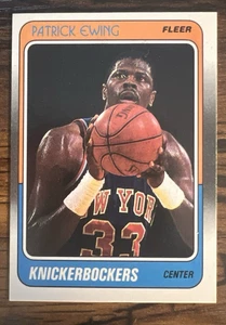 1988-89 Fleer Patrick Ewing #80 New York Knicks HOF - Foto 1 di 13