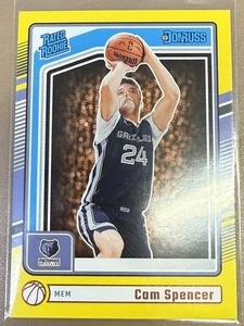 2024-25 Panini Donruss - Rated Rookie Cam Spencer #235 (RC) Yellow Parallel - Picture 1 of 2