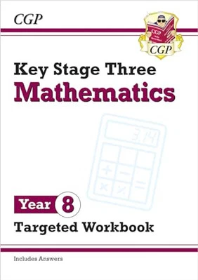 KS3 Maths Year 8 Targeted Workbook (with answers): perfect for c... by CGP Books - Image 1 of 2