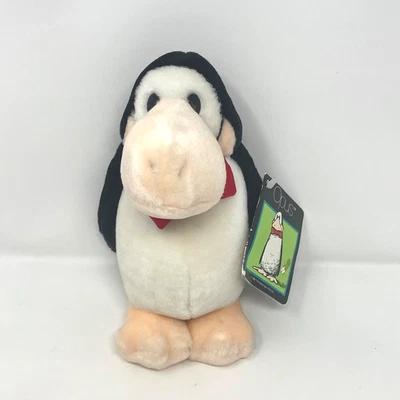 Peluche vintage Dakin Opus Penguin 9” Bloom County Washington Post 1984 con etiquetas Foto 1 de 4