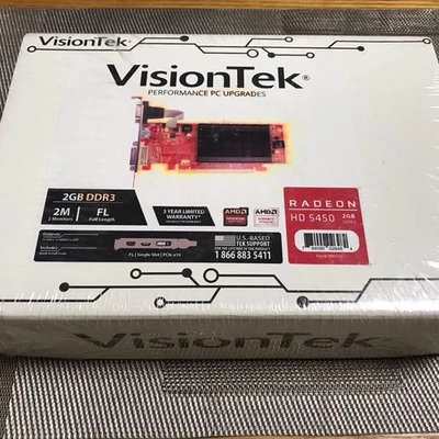 Visiontek Radeon Hd 5450 1gb Ddr3 Pcie Graphics Card Low Profile Gaming - Image 1 of 4