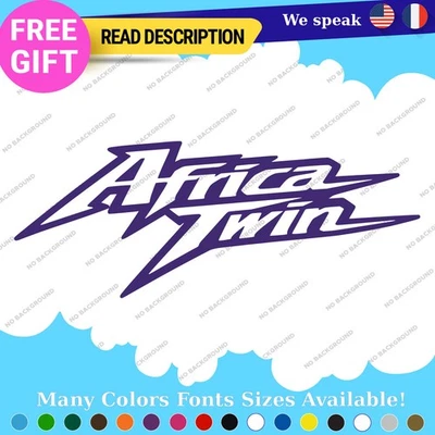 Fit Africa Twin Decal Sticker Vinyl Honda CFR 1000 Adventure Motorcycle 1100 Kit Foto 1 de 4