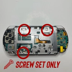 OEM Sony PSP-1001 Screen Frame Screws – Internal Screw Kit with Placement Guide - Picture 1 of 2