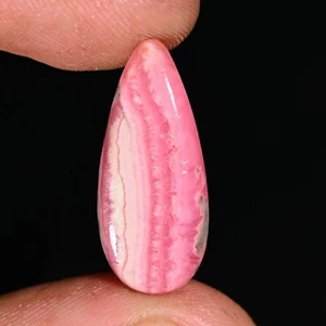Natural Pink Rhodochrosite Pear Shape 9.20 Ct for Jewelry 24x10x4 mm Pear Shape - Picture 1 of 6