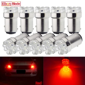 10 x 1157 BAY15D P21/5W 9 SMD Car Auto LED Red Stop Tail Brake Light Bulb 12V DC - Bild 1 von 8