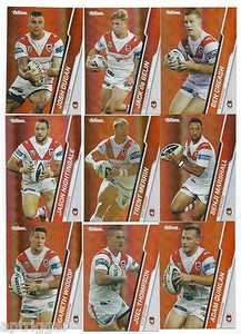 2015 NRL Traders Parallel DRAGONS Team Set - Picture 1 of 1