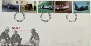 5 estampillas de Automóvil Speed Great British Speed Land Records - Imagen 1 de 3