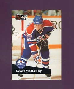 1991 Pro Set Scott Mellanby #383 - Edmonton Oilers - Picture 1 of 2