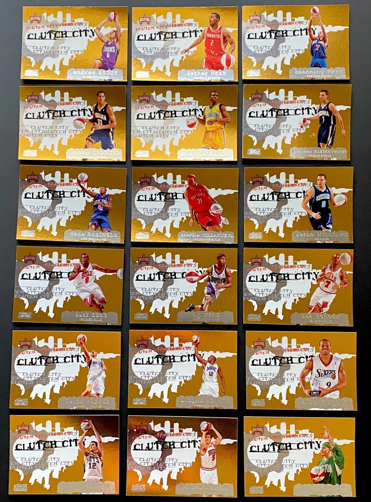 2006-07 Topps Clutch City Prospects Complete Set (18) Chris Paul Dwight Howard