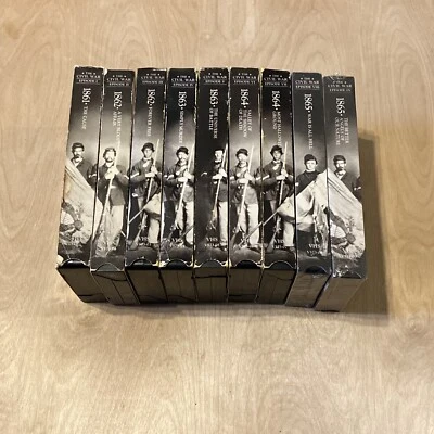 Time Life The Civil War Documentary by Ken Burns 9 Volume Set VHS - 2 Sealed NEW - Image 1 of 4