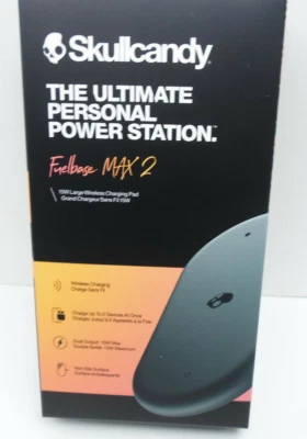 Skullcandy Fuelbase Max 2 Wireless Charging Pad - Black/Orange (O16627-2 K) L1 - Image 1 of 4
