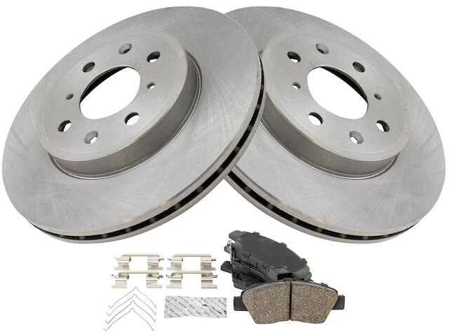 Kit de pastillas de freno y rotor TRQ 55NF65M para Honda Fit 2015-2020 Foto 1 de 1