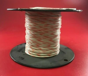 WIREMASTERS MIL-SPEC M16878/17BFE93 (600 FT SPOOL) 22AWG WHITE/ORANGE  - Picture 1 of 2