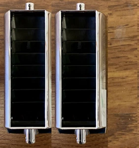 Dash Astro Vents Chrome 1969 Camaro Louver Deflector bezel 69-72 Nova Chevy II 2 - Picture 1 of 7