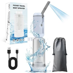 Rechargeable Waterproof Bidet Sprayer for Travel,Electric,High-Pressure Handheld - Picture 1 of 9