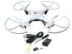 DRONE QUADRICOTTERO AIRCRAFT VIDEOCAMERA 2.4GHZ 360° QUADCOPTER 500 MAH HIMOTO - Foto 1 di 1