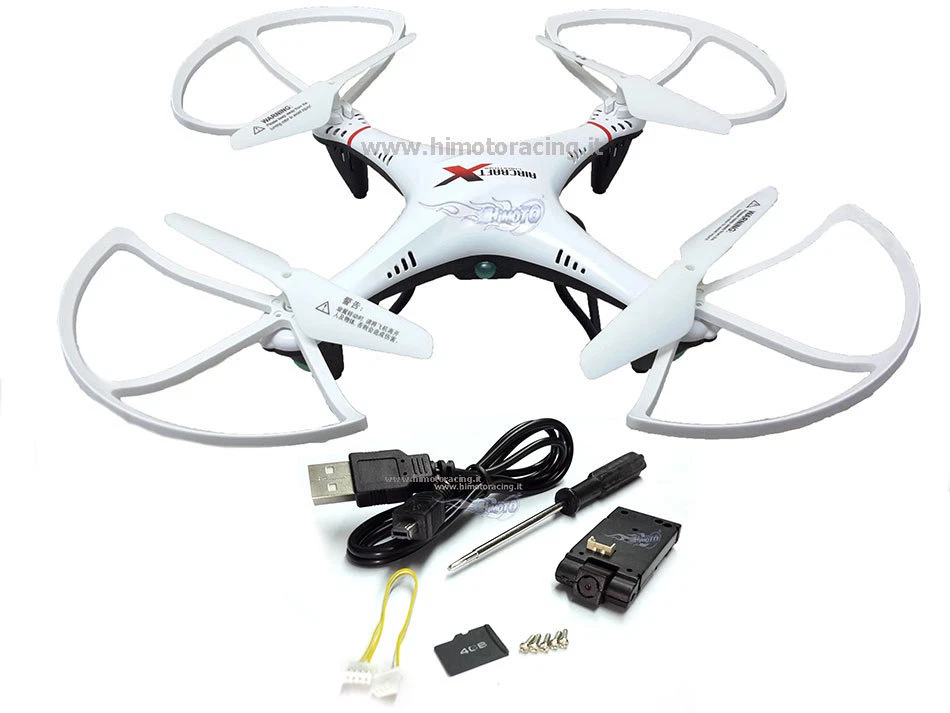 DRONE QUADRICOTTERO AIRCRAFT VIDEOCAMERA 2.4GHZ 360° QUADCOPTER 500 MAH  HIMOTO - Immagine 1 di 1