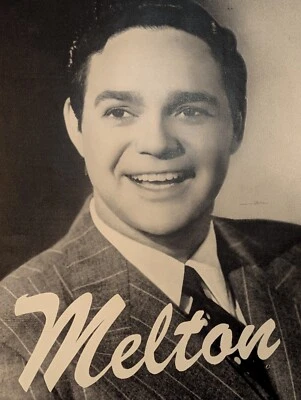 James Melton 1945 Booking Ad Musical Performer Concert Tenor - Image 1 of 2