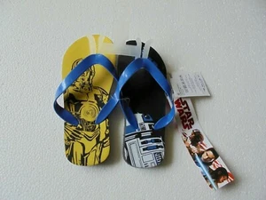 STAR WARS C-3PO TONGS POINTURE EU 30/31 NOIR ET JAUNE - Imagen 1 de 10