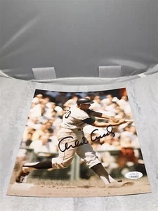 Foto firmada por Orlando Cepeda de los Gigantes de San Francisco 8x10 autografiada JSA certificado de autenticidad 1A - Imagen 1 de 4