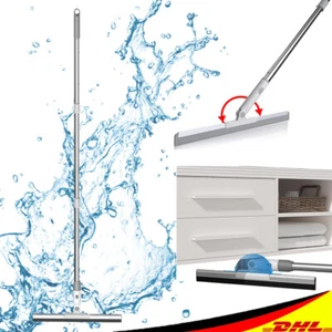 Wasserschieber 35cm mit 1.3m Teleskopstiel Stiel Gummischieber Wasserabzieher - Bild 1 von 14