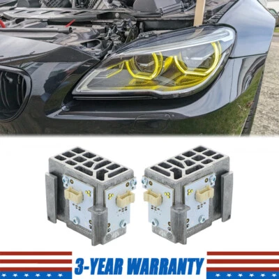 Yellow Angel Eye DRL LED Module For BMW F06 F12 F13 LCI M6 640i 650i 2016-2019 - Image 1 of 3