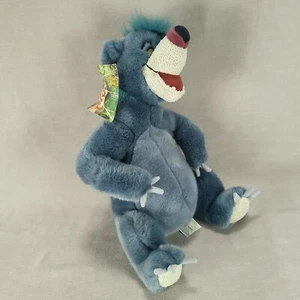 Disney Store The Jungle Book 2 Baloo Plush 12" Blue Stuffed Animal Bear - Picture 1 of 12