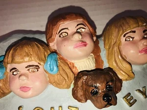 Vintage “Bright Eyes” Chalkware By Austin Doorstop - Picture 1 of 10