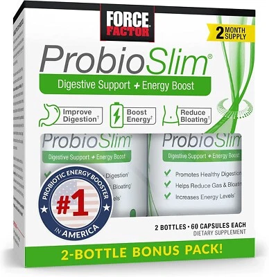 Force Factor ProbioSlim Probiotic Supplement Weight Loss Pills (120 Caps) - Image 1 of 4