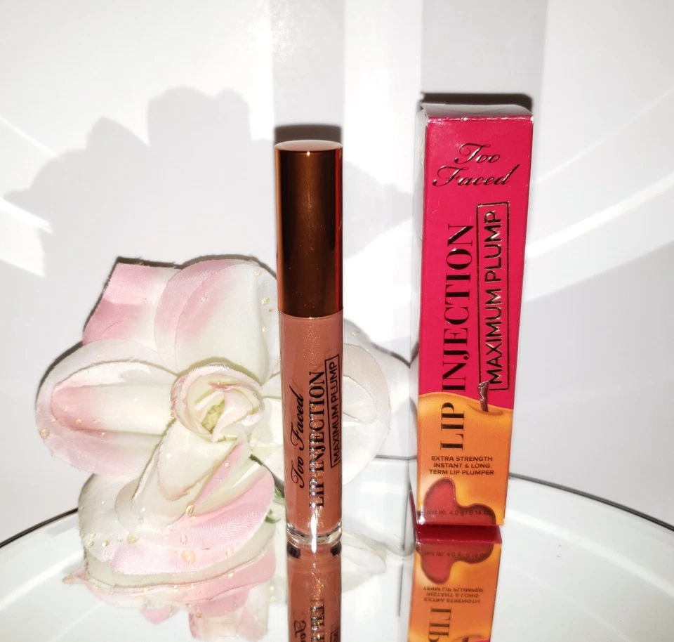 Too Faced Lip Injection Maximum Plump Lip Gloss Plumper Caramel Apple 0.14oz - Image 1 of 1