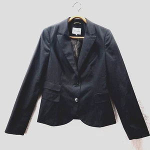 JIGSAW Womens Jacket Size 10 Grey Wool Blend Long Sleeve Collared - Picture 1 of 12