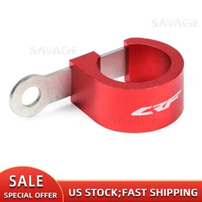 Clip de cable de guía inferior de línea de manguera de freno delantero para HONDA CRF 250R/450R Foto 1 de 4