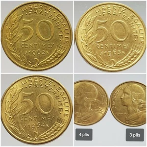 50 centimes 1962 1963 1964 Choisissez votre Année Lagrifoul Monnaies France - Picture 1 of 3