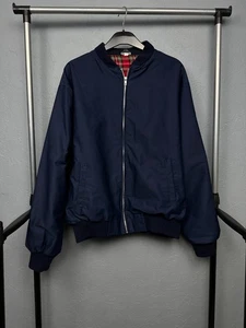 Vintage England karierte gefütterte Bomber Harrington Jacke Baracuta Style Gr. XL - Bild 1 von 8