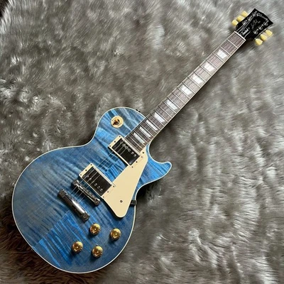 Gibson Les Paul Standard 1950 年代蓝色美国制造 2023 实心电吉他 — 第 1/4 张图片