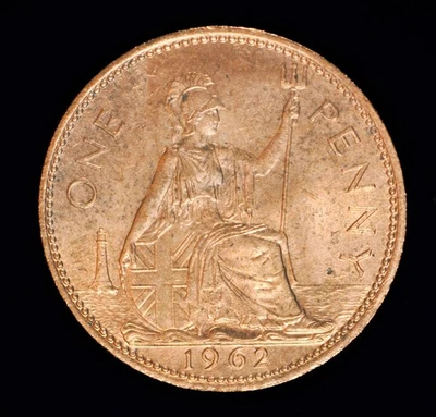 GB ELIZABETH II PENIQUE DE BRONCE - 1962 ++ MS RD / ¡¡GRADO SIN CIRCULAR!! ++ [134-02] Foto 1 de 2