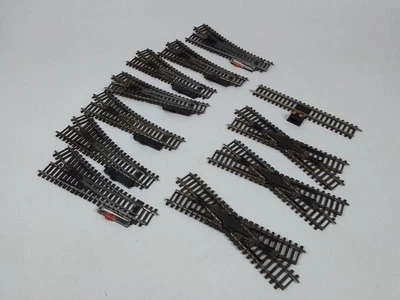 Mixed Lot of Hornby / Triang Rail Points Cross Track Pieces  - Image 1 of 4